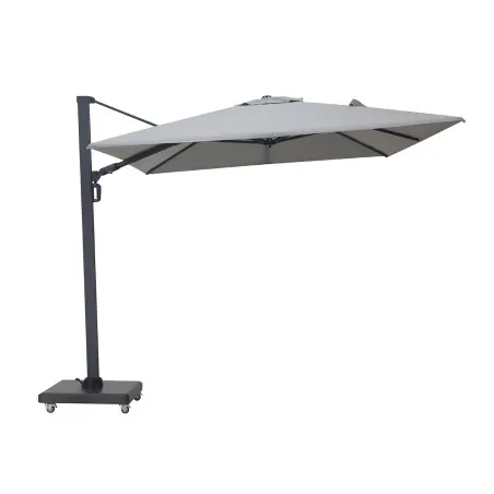 Premium Rotating Garden Umbrella 2.6x3.5m Anthracite Grey