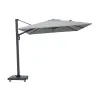Premium Rotating Garden Umbrella 2.6x3.5m Anthracite Grey