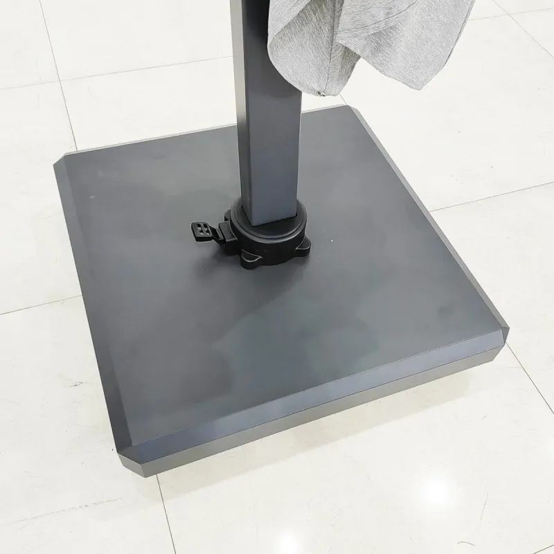 Premium Rotating Garden Umbrella 2.6x3.5m Anthracite Grey