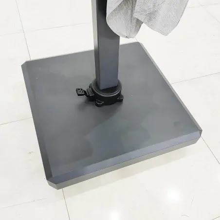 Premium Rotating Garden Umbrella 2.6x3.5m Anthracite Grey