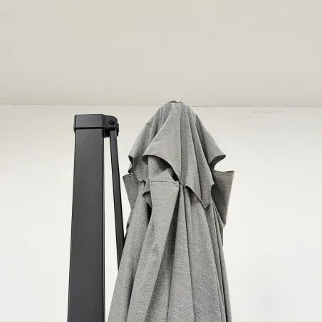 Premium Rotating Garden Umbrella 2.6x3.5m Anthracite Grey