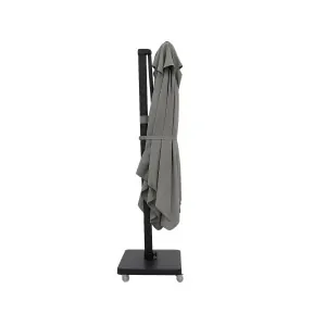 Premium Rotating Garden Umbrella 2.6x3.5m Anthracite Grey