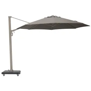 Premium Garden Umbrella Ø3.5m Beige Taupe