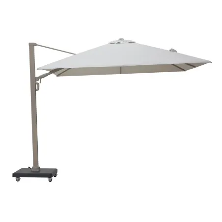 Premium Rotating Garden Umbrella 3x3m Beige