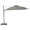 Premium Rotating Garden Umbrella 3x3m Beige Taupe