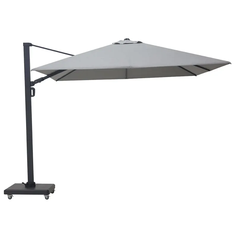 Premium Rotating Garden Umbrella 3x3m Anthracite Grey