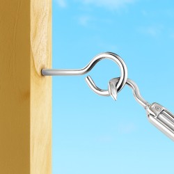 Κρίκος για τοποθέτηση Πανιού Σκίασης - INOX