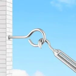 Κρίκος με μεταλλικό ούπα INOX