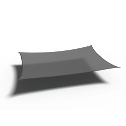 Premium Shade Sail 3x5m – Grey