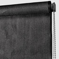 Outdoor Roller Blind 240 x 98 cm – Grey