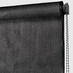Outdoor Roller Blind 240 x 98 cm – Grey