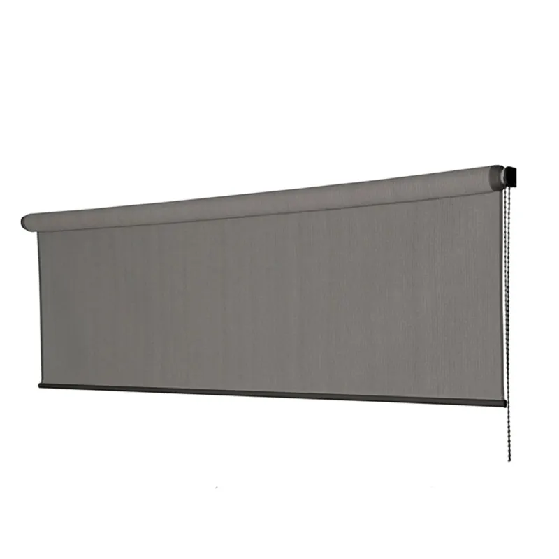 Outdoor Roller Blind 240 x 98 cm – Grey