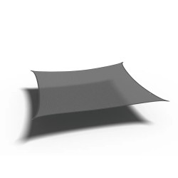 Premium 280gsm Square Shade Sail 3.6 x 3.6m Grey