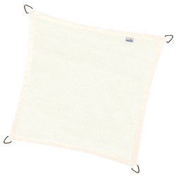 Square Shade Sail 285gsm 3.6 x 3.6m Off White