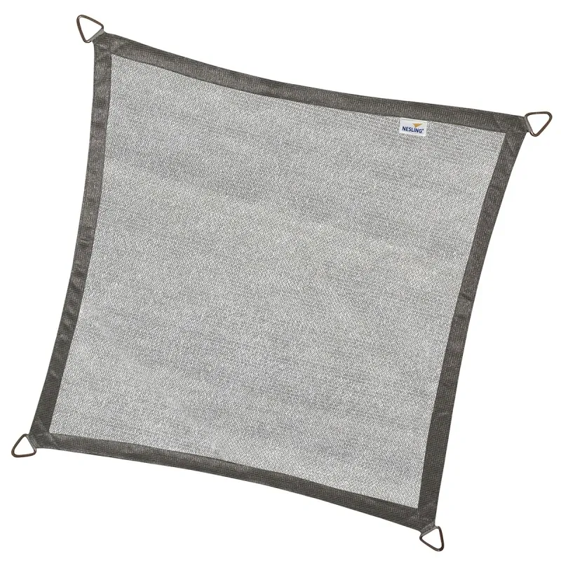 Square Shade Sail 285gsm 3.6 x 3.6m Grey