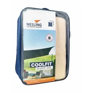 Square Shade Sail 285gsm 3.6 x 3.6m Off White