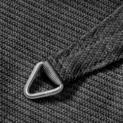 Square Shade Sail 285gsm 3.6 x 3.6m Grey