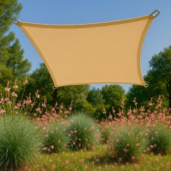 Square Shade Sail 230gsm 5 x 5m Sand