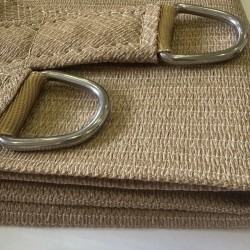 Square Shade Sail 230gsm 3,6 x 3,6m Sand