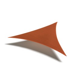 Triangle Shade Sail 280gsm Premium 3,6 x 3,6 x 3,6m Terracotta