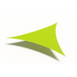 Triangle Shade Sail 280gsm Premium 5 x 5 x 5m Lime Green