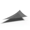 Triangle Shade Sail 280gsm Premium 90° - 5 x 5 x 7.1m - Grey