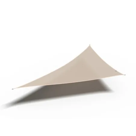 Triangle Shade Sail 280gsm Premium 90° - 5 x 5 x 7.1m - Off White
