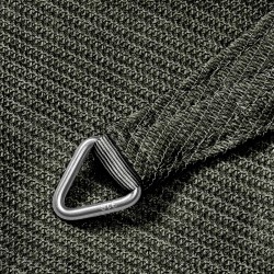 Triangle Shade Sail 280gsm Premium 90° - 5 x 5 x 7.1m - Olive