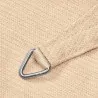 Triangle Shade Sail 285gsm Premium 90° - 4 x 4 x 5.7m - Off White