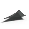 Triangle Shade Sail 285gsm Premium 90° - 5 x 5 x 7.1m - Black