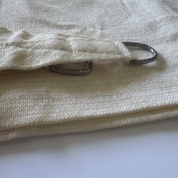 Πανί Σκίασης Τρίγωνο 230gsm 3,6 x 3,6 x 3,6m - Εκρού