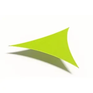 Triangle Shade Sail 285gsm 3.6 x 3.6 x 3.6m – Lime Green