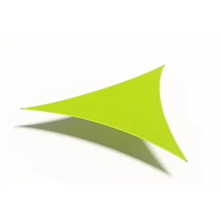 Triangle Shade Sail 285gsm 5 x 5 x 5m – Lime Green