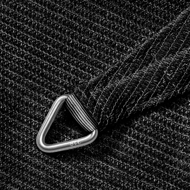 Triangle Shade Sail 285gsm 5 x 5 x 5m – Black