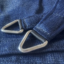 Triangle Shade Sail 285gsm 5 x 5 x 5m – Navy Blue
