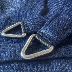 Square Shade Sail 285gsm 3.6 x 3.6m Navy Blue