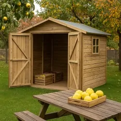 Wooden Garden Shed – Cabin 300 × 240 cm