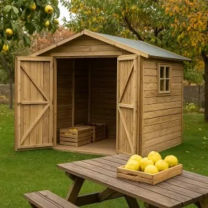 Wooden Garden Shed – Cabin 300 × 240 cm