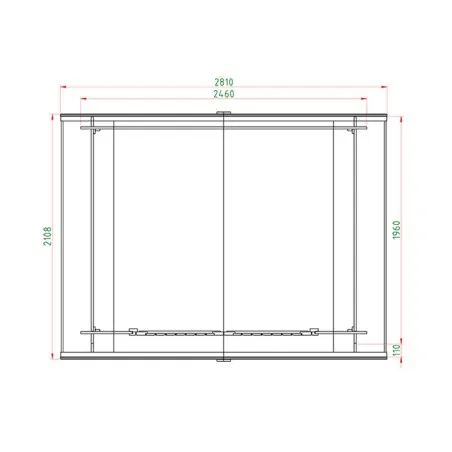 Wooden Garden Shed – Storage House 196 × 246 cm