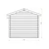 Wooden Garden Shed – Storage House 196 × 246 cm