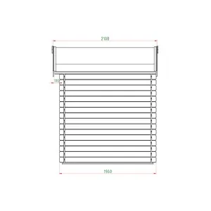 Wooden Garden Shed – Storage House 196 × 246 cm