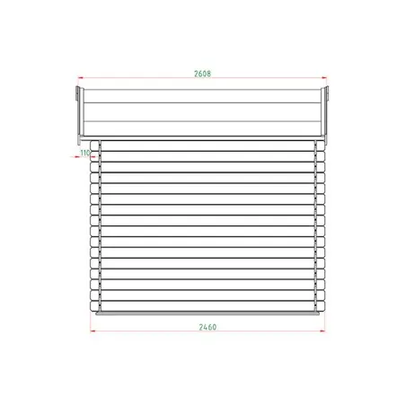 Wooden Garden Shed – Storage House 196 × 246 cm