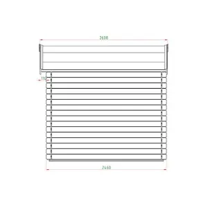 Wooden Garden Shed – Storage House 196 × 246 cm
