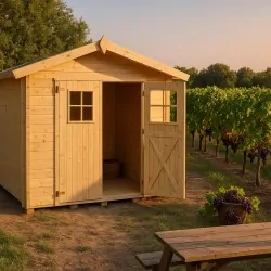 Wooden Garden Shed – Storage House 196 × 296 cm