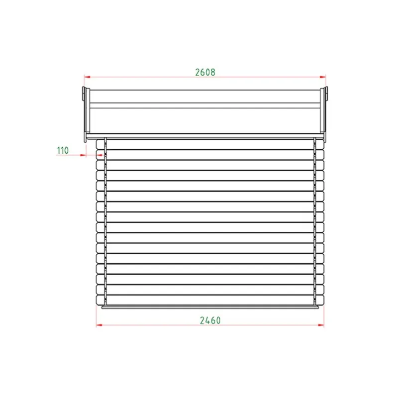 Wooden Garden Shed – Storage House 196 × 296 cm