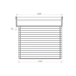 Wooden Garden Shed – Storage House 196 × 296 cm