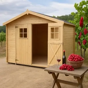 Wooden Garden Shed – Storage House 196 × 296 cm