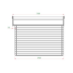 Wooden Garden Shed – Storage House 296 × 296 cm