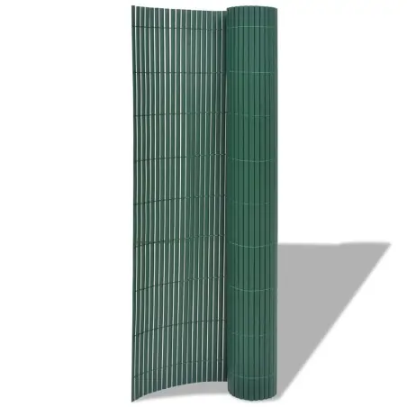 Double-Sided PVC Reed Fence 200x300cm – Green