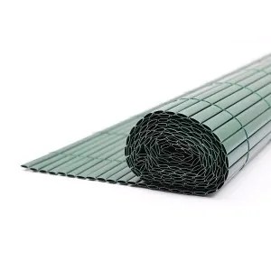 Double-Sided PVC Reed Fence 200x300cm – Green